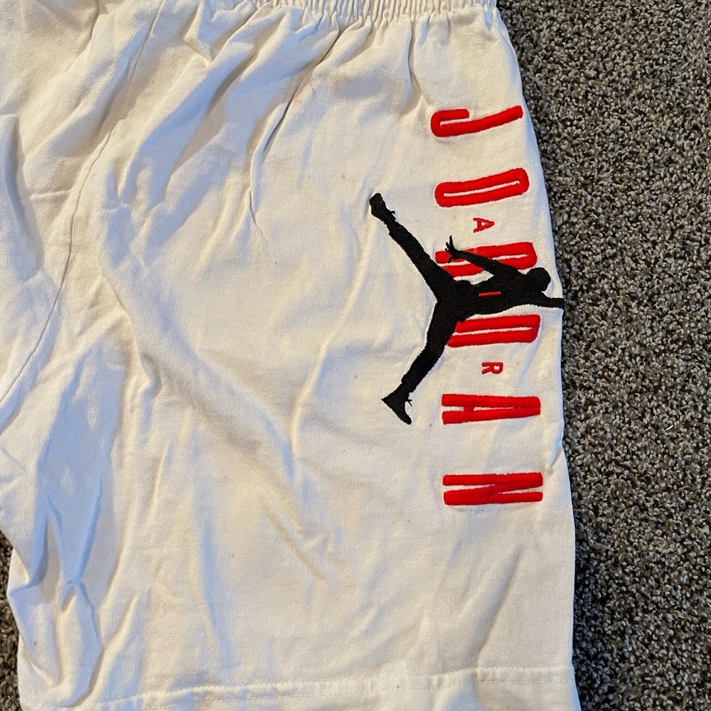 🏀🔥🌟VINTAGE NIKE AIR JORDAN VII COTTON SWEAT SHORTS. RARE - Picture 3 of 12